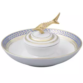 Икорница "Каспийская" с рисунком "Золотой" Икорница "Каспийская" с рисунком "Золотой"