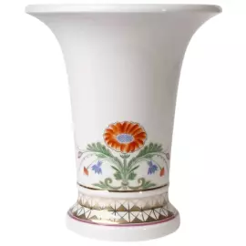 Фарфоровая ваза "Ампирная" с рисунком "Замоскворечье"