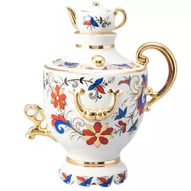 Набор для вина "Веселый самоварчик" с рисунком "Сувенир"