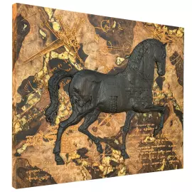 Панно из ценных пород дерева и янтаря "Леонардо" Панно из ценных пород дерева и янтаря "Леонардо"