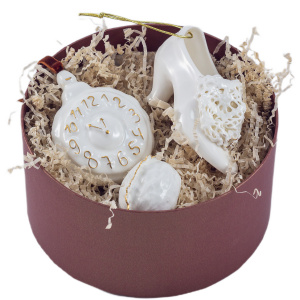 Набор елочных игрушек из фарфора "Золушка" 3 шт.