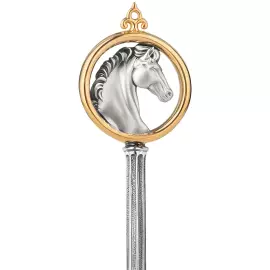Silver tea spoon "Horse"