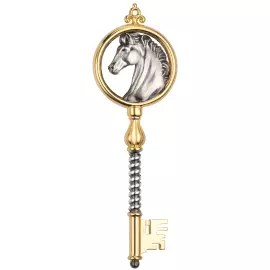 Silver souvenir "The key to success. The horse"