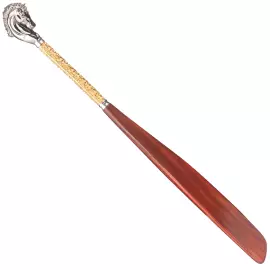 Рожок серебряный для обуви "Лошадь"