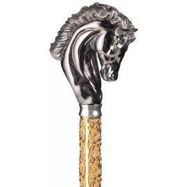 Рожок серебряный для обуви "Лошадь"