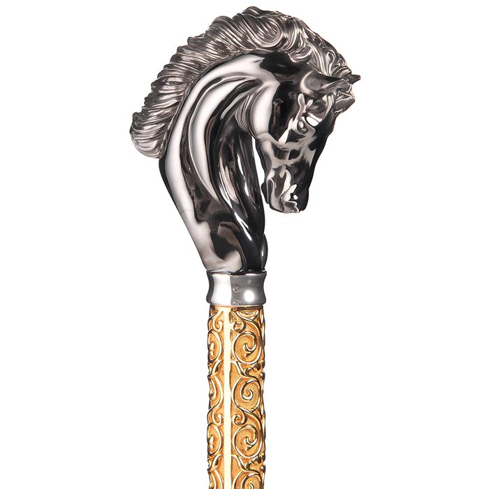 Silver shoe horn "Horse"