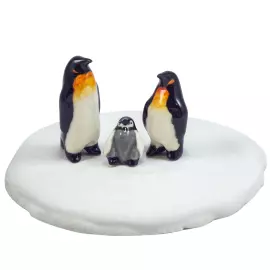 Набор фарфоровых фигурок "Королевский пингвины"