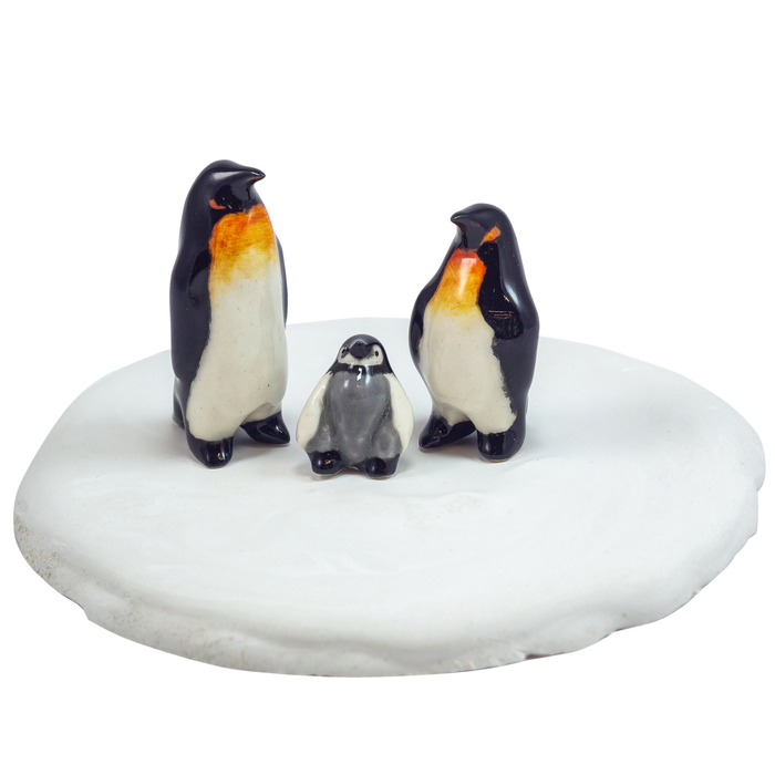 Set of porcelain figurines "Royal Penguins"