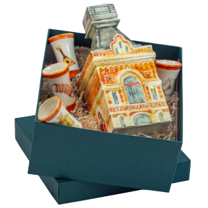 Набор питьевой фарфоровый "Нижегородская Ярмарка" на 4 персоны