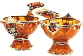 Чаша из янтаря "Державная" Чаша из янтаря "Державная"
