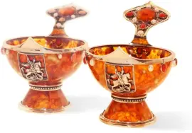 Чаша из янтаря "Державная" Чаша из янтаря "Державная"