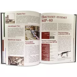 Книга в кожаном переплете "Оружие. Лучший иллюстрированный гид"