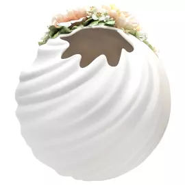 Ваза фарфоровая "Бриз. Пионы"