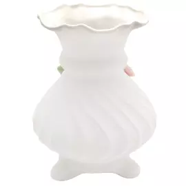 Ваза фарфоровая "Ландыш. Маки"