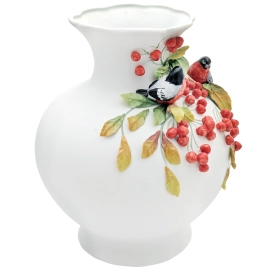 Ваза фарфоровая "Мечта. Рябина"