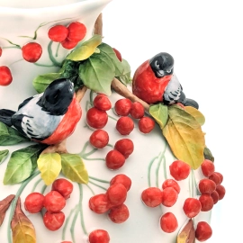 Ваза фарфоровая "Мечта. Рябина"