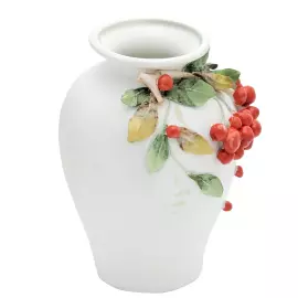 Ваза фарфоровая "Радость. Рябина"