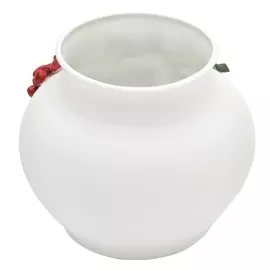 Ваза фарфоровая "Кубышка. Рябина"