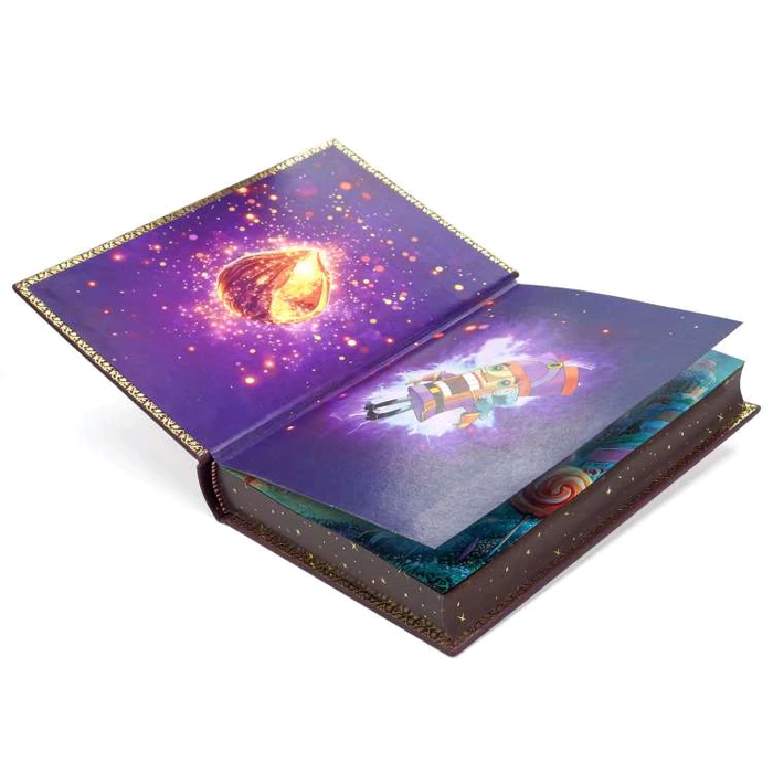 Gift book in leather cover "The Nutcracker" Hoffman A..