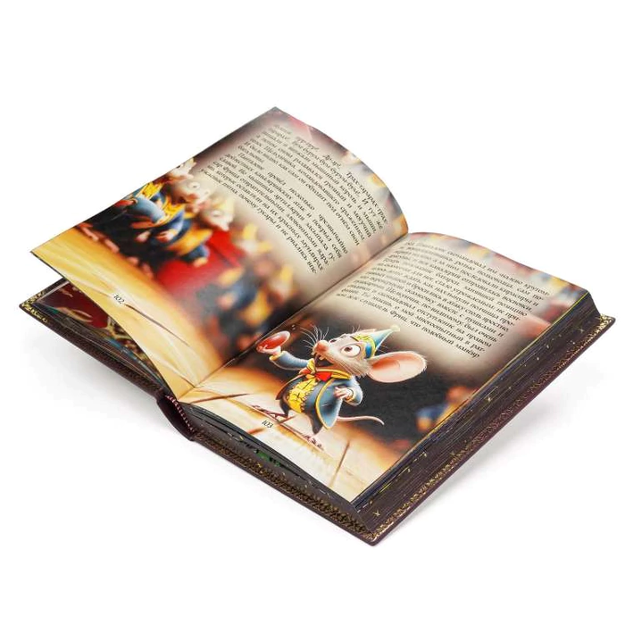 Gift book in leather cover "The Nutcracker" Hoffman A..