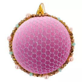 Set of 4 Christmas Tree toys in a red gift box