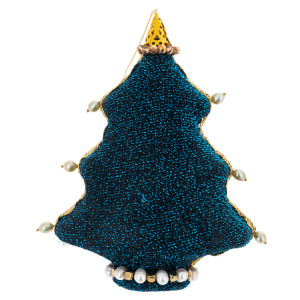 Набор из 5 елочных игрушек в подарочной красной коробке