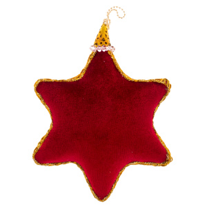 Набор из 5 елочных игрушек в подарочной красной коробке