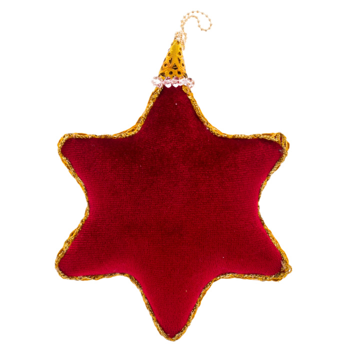 Набор из 5 елочных игрушек в подарочной красной коробке