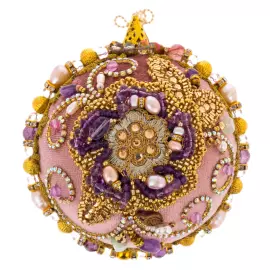 Set of 5 Christmas Tree toys in a blue gift box