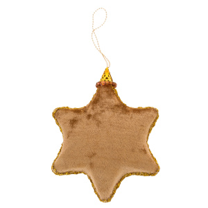 Набор из 5 елочных игрушек в подарочной синей коробке