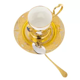 Lapis Lazuli coffee set for 1 person, Zlatoust