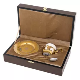 Lapis Lazuli coffee set for 1 person, Zlatoust