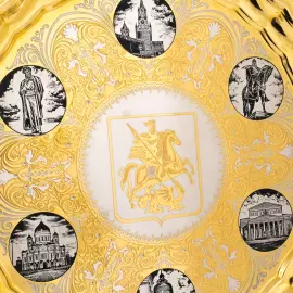 Tea set "Moscow" for 4 persons, Zlatoust