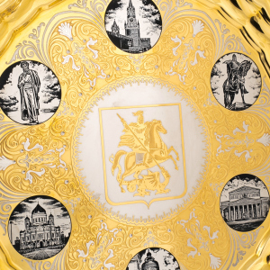 Чайный набор "Москва" на 4 персоны, Златоуст