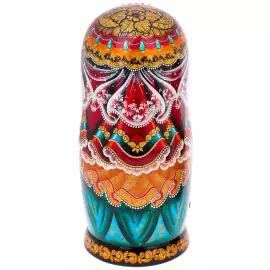 Матрешка на 15 мест "Чаепитие" 33 см