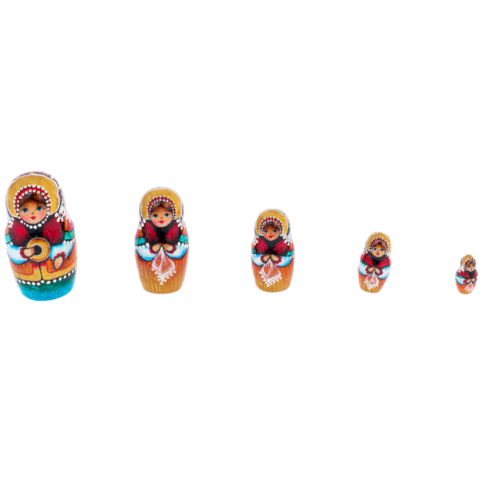 Matryoshka doll for 15 people "Tea Party" 33 cm