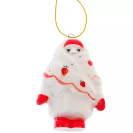 Набор елочных игрушек из фарфора "Кулема и конфета" 2шт