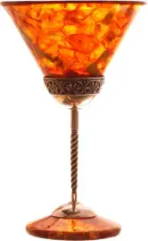 Бокал для мартини из янтаря "Антик" на 1 персону