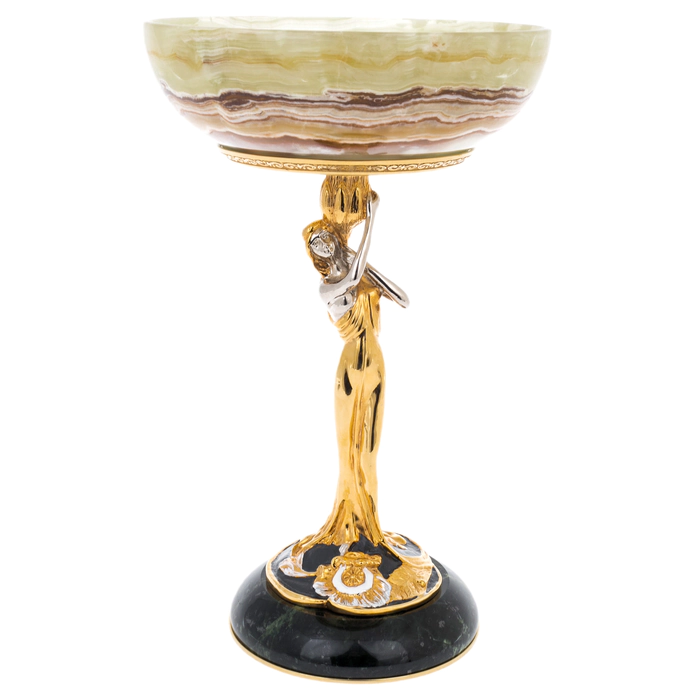 Vase of onyx "Grace" Zlatoust