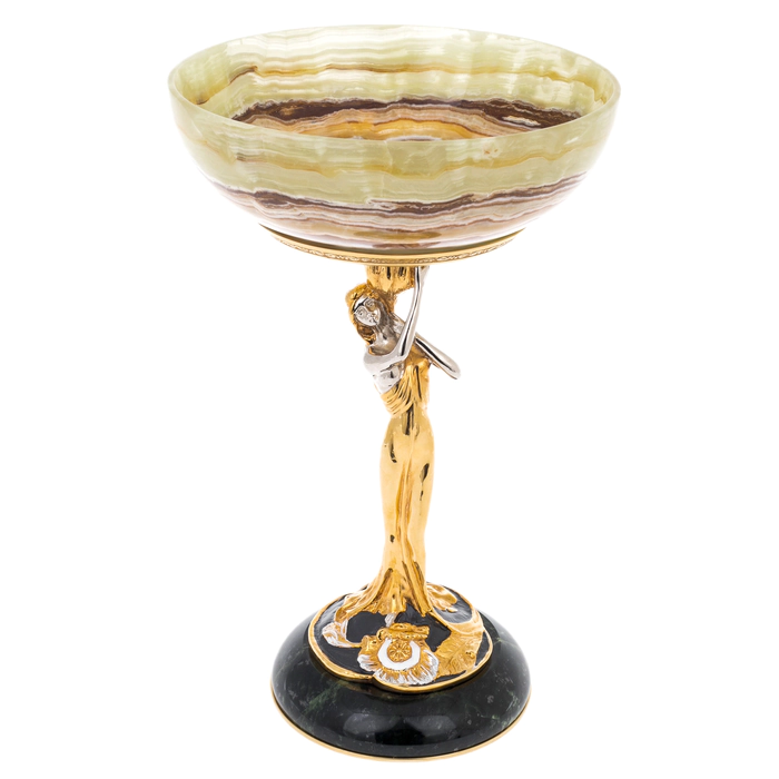 Vase of onyx "Grace" Zlatoust