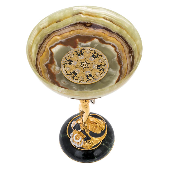 Vase of onyx "Grace" Zlatoust