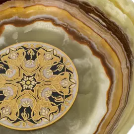 Ваза из оникса "Грация" Златоуст