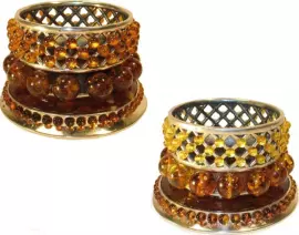 Подсвечник "Солнышко" из янтаря