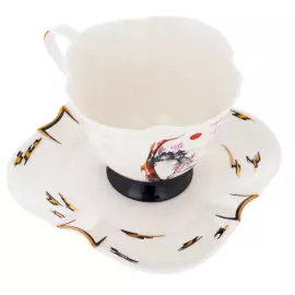 Чайная пара из фарфора "Япония. Весна" на 1 персону