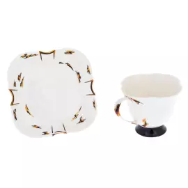 Чайная пара из фарфора "Япония. Весна" на 1 персону