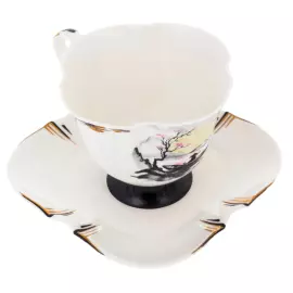Чайная пара из фарфора "Япония. Закат" на 1 персону