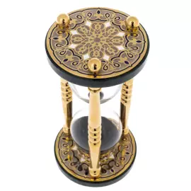 Часы песочные "Время. 5 минут" на нефрите, Златоуст