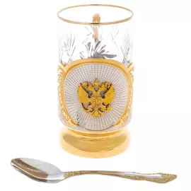 Подстаканник "Герб РФ" на 1 персону, Златоуст