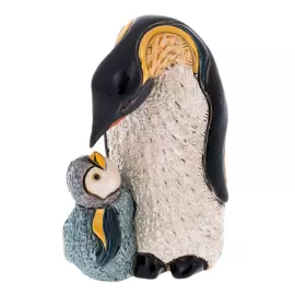 Статуэтка керамическая "Пингвин с детенышем"