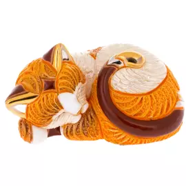 Статуэтка керамическая "Спящий кот"